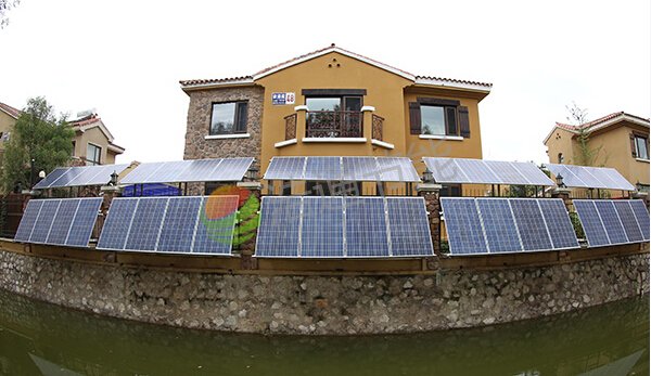 惠州園洲鎮徐總別墅10KW太陽能光伏發電項目